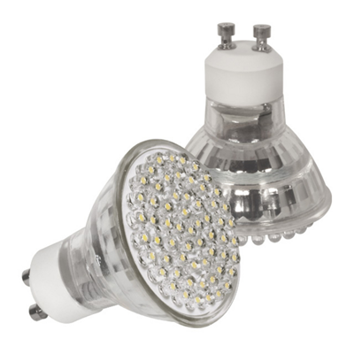 Lampa z diodami LED LED60 GU10-WW
