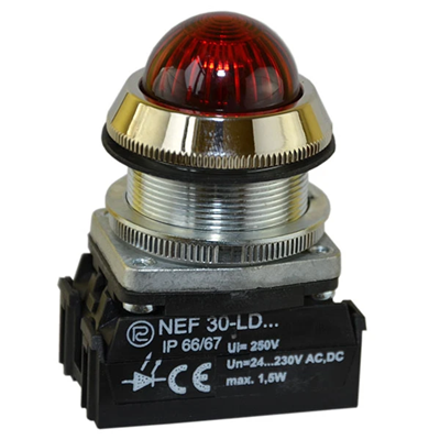 Lampka NEF30Le/230V czerwona