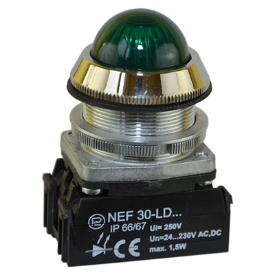 Lampka NEF30Le/230V zielona