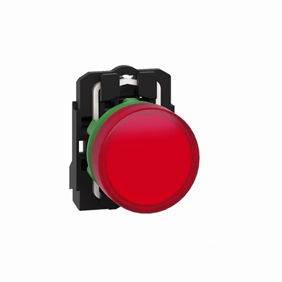 Lampka sygnalizacyjna czerwona LED 110-120V plastikowa typowa