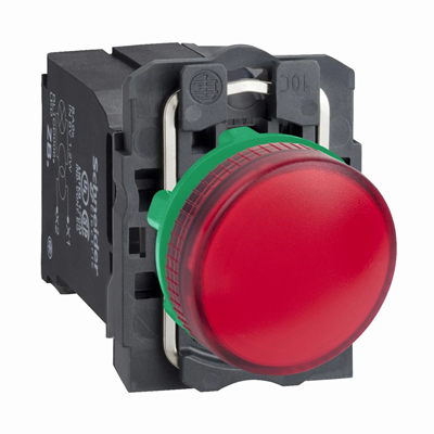 Lampka sygnalizacyjna czerwona żarówka 220-240V plastikowa typowa