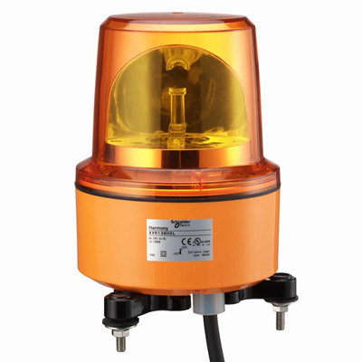Lampka sygnalizacyjna Ø130 pomarańczowa LED 230V AC