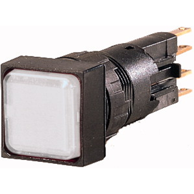 Lampka sygnalizacyjna soczewka biała, z żarówką 24V, Q25LF-WS/WB