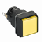 Lampka sygnalizacyjna żółta LED 24V kwadratowa plastikowa
