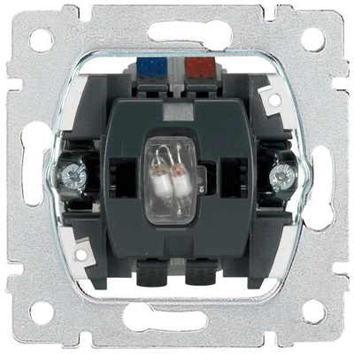 Mechanizm przycisku przełącznego z podświetleniem z podświetleniem kolor biały