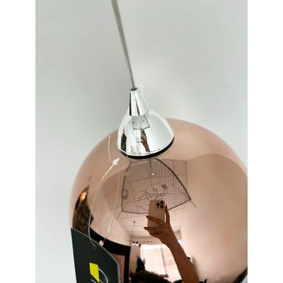 MIRROR GLOW Lampa wisząca E27 IP20 miedziana