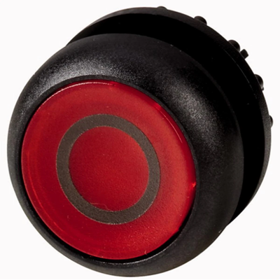 Napęd przycisku podświetlanego, kolor czerwony, M22S-DL-R-X0