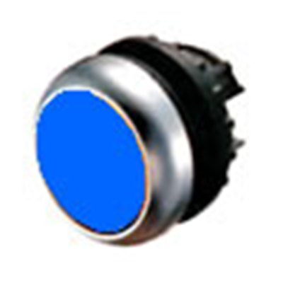 Napęd przycisku podświetlanego, kolor niebieski, M22-DL-B