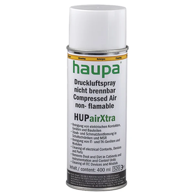 Niepalny spray ze sprężonym powietrzem HUPairXtra, 400ml