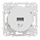 ODACE Gniazdo USB 5VDC białe