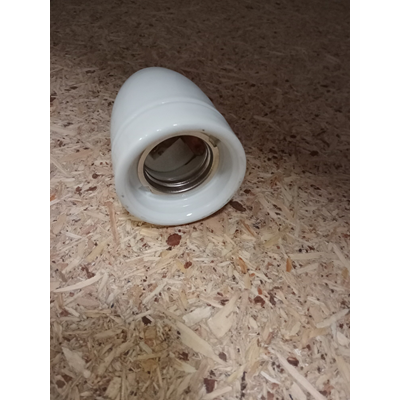Oprawka ceramiczna E27 biała