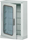 ORION+ Obudowa poliestrowa z cokołem drzwi transparentne 1200x850x300