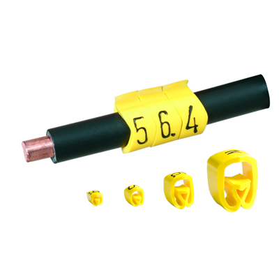 Oznacznik jednoznakowy PA 1/3, żółty: I (250 szt.)