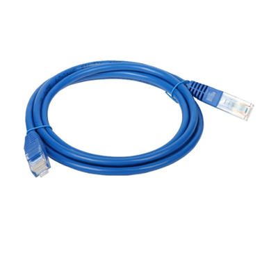 Patch-cord UTP kat.5e 1.0m niebieski