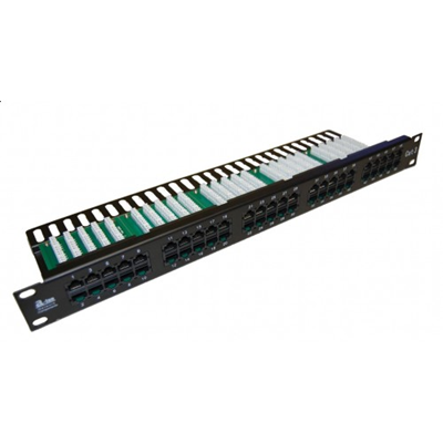 Patch panel ISDN 50 portów LSA kat.3 - PK007