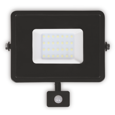PLATI Naświetlacz LED z sensorem 30W 2400lm IP65 WW czarny