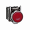 Podświetlany przycisk kryty, 230-240V, czerwony