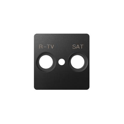 Pokrywa gniazda RTV-SAT grafit