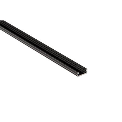 Profil LED n/t D (płytki), 202cm aluminiowy czarny anodowany
