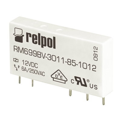 Przekaźnik elektromagnetyczny RM699BV-3011-85-1012, miniaturowy, wersja pozioma, do obwodu drukowanego