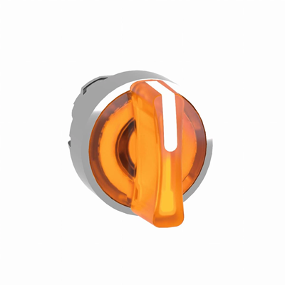 Przełącznik 3 pozycyjny pomarańczowy do środka LED metalowy typowa