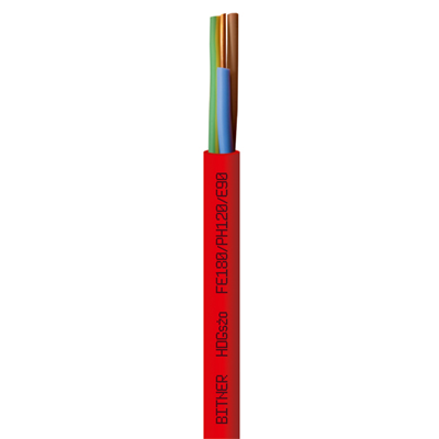 Przewód elektroenergetyczny ognioodporny bez żyły ochronnej HDGs 2x1,5 mm2
