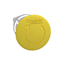 Przycisk grzybkowy Ø40 żółty obrót bez podświetlenia metalowy zwykły