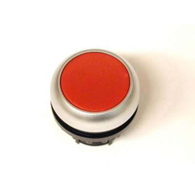 Przycisk płaski komplet, kolor czerwony, M22-D-R-X0