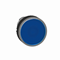 Przycisk płaski Ø22 niebieski samopowrotny LED okrągły metalowy