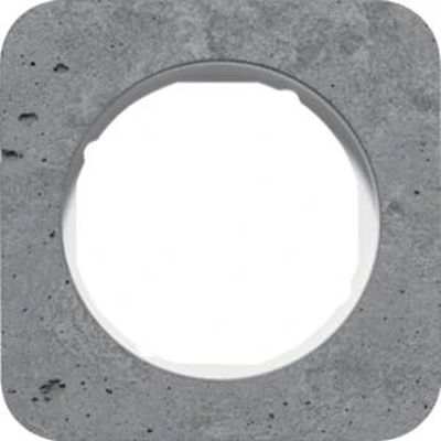 R.1 Ramka 1-krotna beton/biały