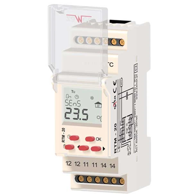 Regulator temperatury 5-60c bez sondy 230V AC TYP: RTM-20
