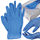 Rękawice ochronne NITRIL rozmiar L niebieskie