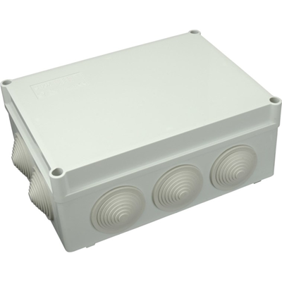S-BOX Puszka instalacyjna 190x70x140 10 dławików PG29 IP55