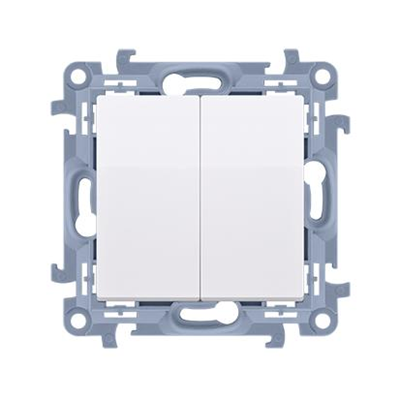 SIMON 10 Łącznik świecznikowy do wersji IP44 (moduł), 10 AX, 250 V~, biały