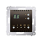SIMON 54 Regulator temperatury z wyświetlaczem wewnętrzny czujnik temperatury (moduł) 16A 230V brąz mat