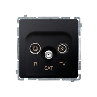SIMON BASIC Gniazdo antenowe R-TV-SAT końcowe (moduł) grafit mat