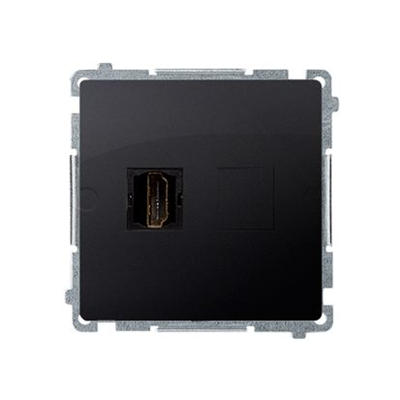 SIMON BASIC Gniazdo HDMI pojedyncze (moduł) grafit mat