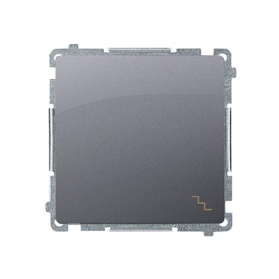 SIMON BASIC Łącznik schodowy (moduł) 10AX 230V srebrny mat