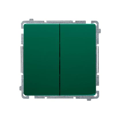 SIMON BASIC Łącznik świecznikowy (moduł) 10AX 230V zielony