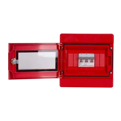 Skrzynka przeciw pożarowa z rozłącznikiem FR103-100A/ (czerwona) ALFA 3 Z/R1