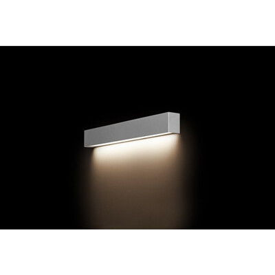 STRAIGHT WALL LED SILVER S