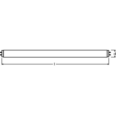 Świetlówka liniowa niezintegrowana 18W G13 1150lm CW