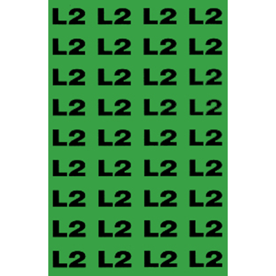 Tablica oznacznikowa samoprzylepna L2