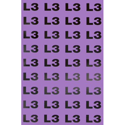 Tablica oznacznikowa samoprzylepna L3