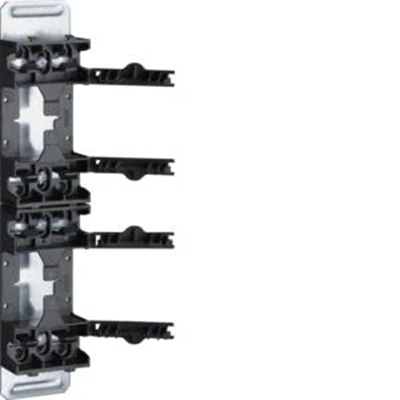TEHALIT.BKIS Uniwersalny łącznik/uchwyt montażowy 230 pokrywa 2x80mm czarny