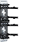 TEHALIT.BKIS Uniwersalny łącznik/uchwyt montażowy 230 pokrywa 2x80mm czarny