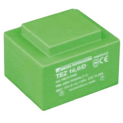 Transformator jednofazowy TEZ 16,0/D 230/ 6- 6V