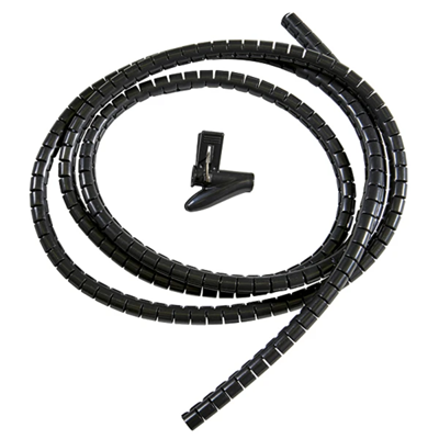 Wąż spiralny 18-130mm 2m czarny