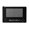 Wideodomofon: monitor 7" kolorowy z pamięcią port karty SD plastik/aluminium czarny + zasilacz