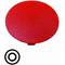 Wkładka przycisku grzybkowego czerwona "O", M22-XDP-R-X0
